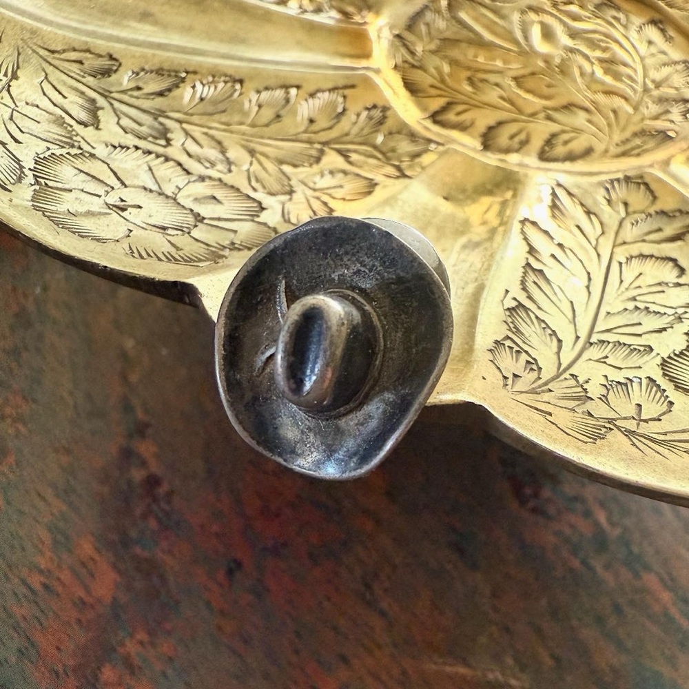 Silver Cowboy Hat tie tack